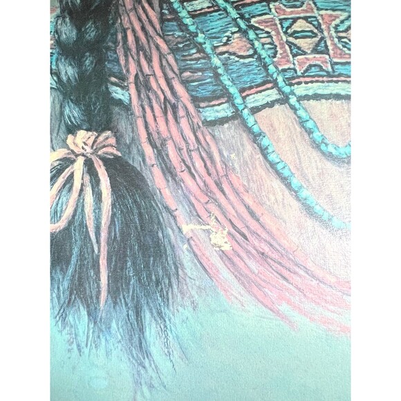 Vintage Native American Framed Paintings Prints by Bill Hampton, unique gift - Picture 9 of 11